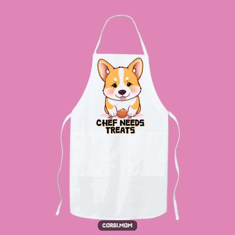 Funny Corgi Treat Apron - Kitchen Snack Master Style