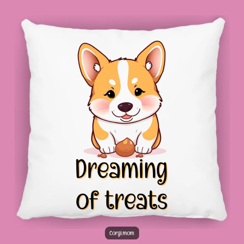 Funny Corgi Treat Pillow - Cozy Snack Dream Companion