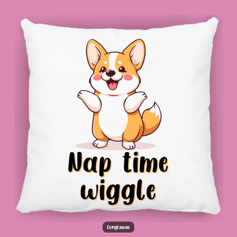 Funny Kawaii Corgi Shimmy Pillow: Cute Dog Comfort for Couch Cuddles