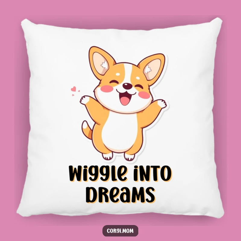 Funny Kawaii Corgi Pillow - Cozy Joyful Dog Accent for Gift