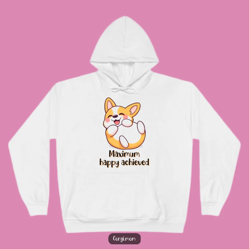 Cozy Funny Kawaii Corgi Rolling Hoodie: Your New Favorite Warm Sweatshirt
