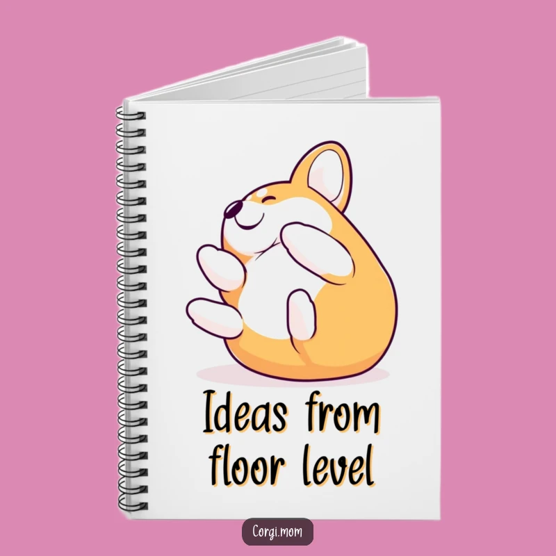 Funny Corgi Rolling Notebook: Jot Down Ideas with Hilarious Dog Art
