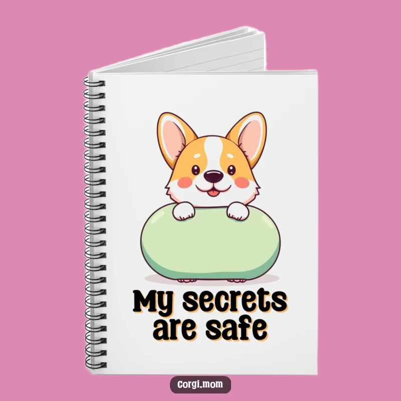 Funny Kawaii Corgi Toy Notebook for Cheeky Notes