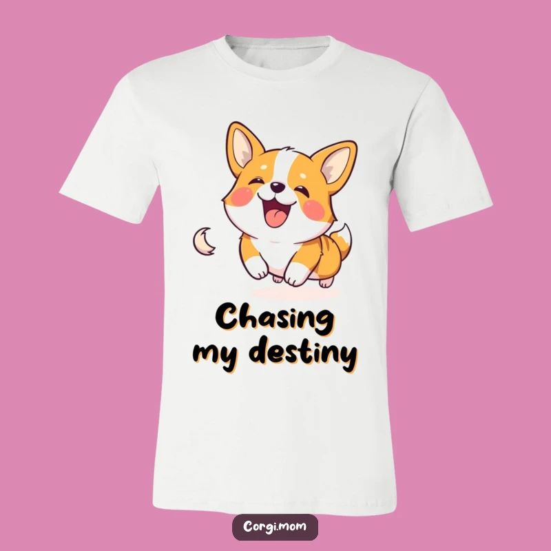 Funny Corgi Tail Chase T-Shirt - Hilarious Dog Lover Tee
